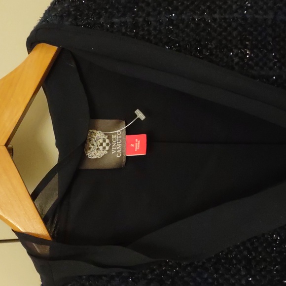 Vince Camuto embellished tweed ruffle jacket - Picture 5 of 12